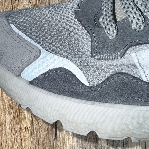 adidas nite jogger sneakers in gray - size 8 - Picture 8 of 13